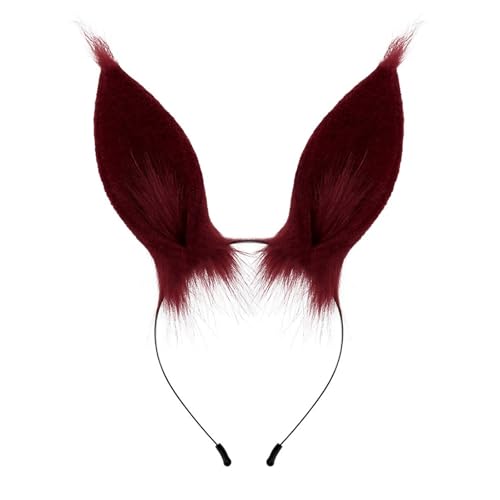 Haarband mit Cartoon-Muster, große Tierohren, Uni, Kopfbedeckung, Bühnenauftritte, Kopfschmuck für Geburtstagsparty Haarband mit Cartoon-Muster, große Tierohren, Uni, Kopfbedeckung, Bühnenauftritte, Kopfschmuck für Geburtstagsparty von LEELOU