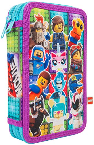 Federmäppchen Mädchen Lego Movie 2 mit Buntstifte Kugelschreiber von LEGO