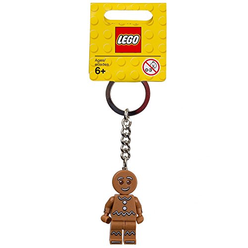 LEGO 851394 Lebkuchenmann Schlüsselanhänger, Gingerbread Man Key Chain von LEGO