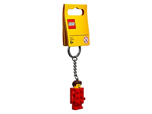 MK Lego - Rotes Legmännchen als Stein - Schlüsselanhänger 853903 von LEGO