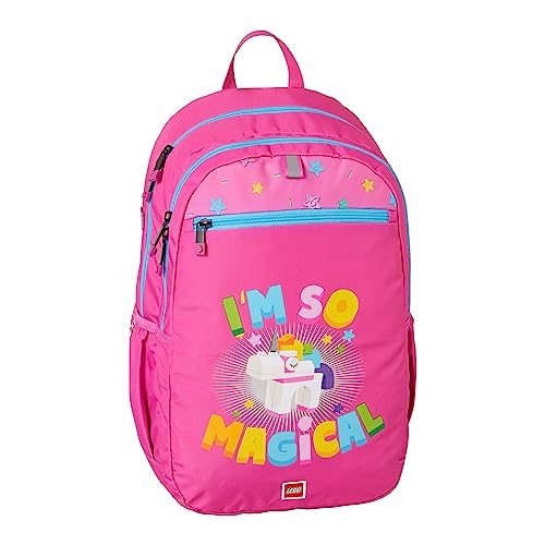 LEGO Unisex Super Leichter Schulrucksack, Rosa von LEGO