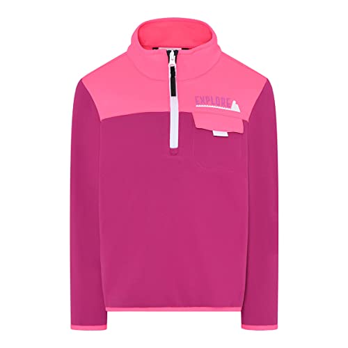 LEGO Wear Mädchen Wear Mädchen Fleece Pullover mit Half Zip Lwsaipal 701 Sweatshirt, 472, 146 EU von LEGO