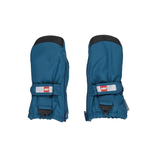 Kabooki Unisex LWARIPO 703-MITTENS W/MEM. Fäustlinge, Blue, Regular von Kabooki