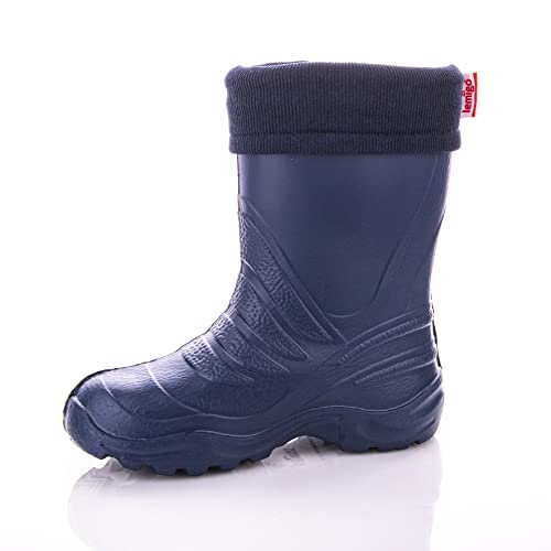 LEMIGO Kinder EVA Gummistiefel gefüttert TERMIX 861 (22/23, dunkelblau) von LEMIGO