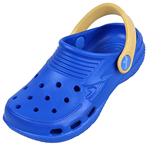 LEMIGO federleichte Kinder Eva Clogs LEMIGOOSE (26, blau) von LEMIGO