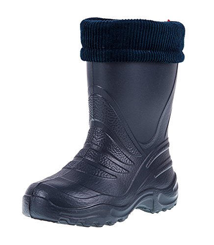 LEMIGO Kinder EVA Gummistiefel gefüttert TERMIX 861 (24/25, dunkelblau) von LEMIGO