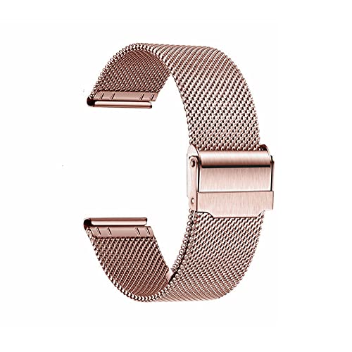 Metall-Uhrenarmband, Metall-Ersatzarmband, Uhrenarmbänder, Smartwatch-Armband, Uhr, Handgelenkband, Edelstahl-Mesh-Uhrenarmband for Männer und Frauen, verstellbare Länge: 12 mm, 14 mm, 16 mm, 18 mm, 2 von LEVINE