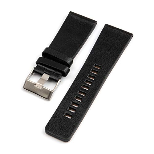 Metall-Uhrenarmband, Metall-Ersatzband, Uhrenarmbänder, Smartwatch-Armband, Uhr, Handgelenkband, Echtleder-Uhrenarmbänder, Herren-Uhrenarmband, Armbanduhrenarmbänder, 26 mm–34 mm, Uhrenzubehör (Farbe: von LEVINE