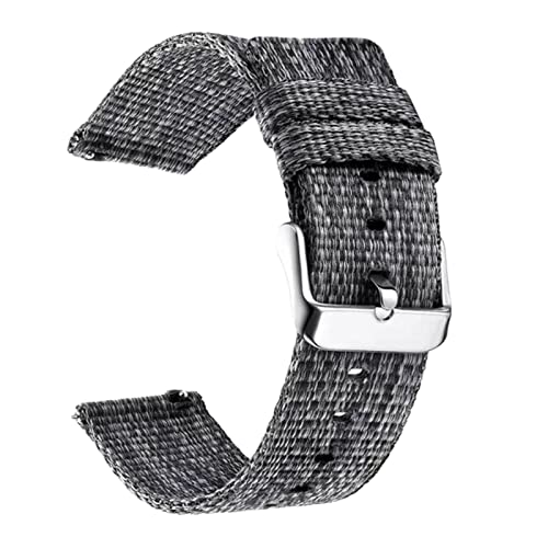 UhrenarmbandStilvolle und elegante Uhrenarmbänder for Männer und Frauen, 20 mm bis 22 mm einfarbiges, dickes Nylon-Uhrenarmband mit Schnellverschluss, eleganter, hautfreundlicher Uhrenarmband-Ersatz ( von LEVINE