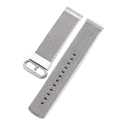 UhrenarmbandStilvolle und elegante Uhrenarmbänder for Männer und Frauen, 20 mm bis 22 mm hochdichtes, seidiges Nylon-Uhrenarmband mit bonbonfarbenem Streifendruck, Schnellverschluss-Armband for Smartw von LEVINE