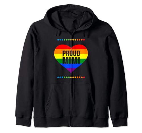 Stolze Mama LGBTQ Gay Pride Freedom Love Heart Kapuzenjacke von LGBTQ Lesbian Gay Bisexual Trans Queer Pride