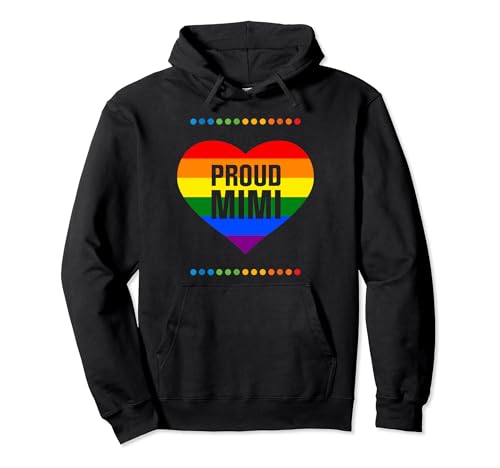 Stolze Mama LGBTQ Gay Pride Freedom Love Heart Pullover Hoodie von LGBTQ Lesbian Gay Bisexual Trans Queer Pride