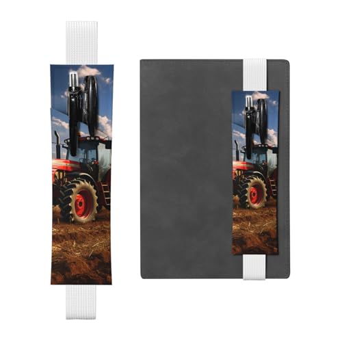 LHCVSFGW Elastischer Stifthalter für Notizbuch, Lesezeichen, PU-Leder, Stifthalter mit verstellbarem Band, Stifteetui, Fantasie-Farm-Traktor-Federmäppchen, Federmäppchen für Planer, Ordner, Bücher LHCVSFGW Elastischer Stifthalter für Notizbuch, Lesezeichen, PU-Leder, Stifthalter mit verstellbarem Band, Stifteetui, Fantasie-Farm-Traktor-Federmäppchen, Federmäppchen für Planer, Ordner, Bücher von LHCVSFGW