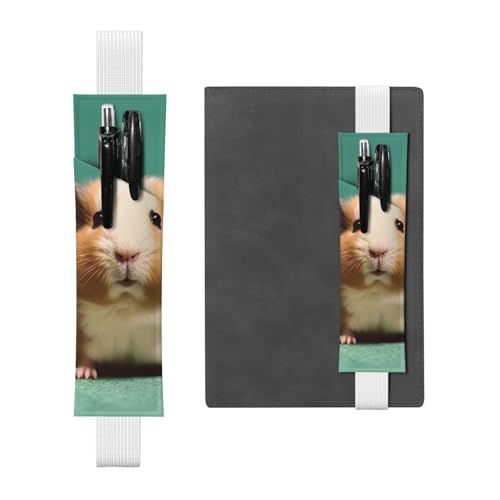 LHCVSFGW Elastischer Stifthalter für Notizbuch, Lesezeichen, PU-Leder, Stifthalter mit verstellbarem Band, Stifteetui, niedliches und seltsames Hamster-Federmäppchen, Federmäppchen für Planer, Ordner LHCVSFGW Elastischer Stifthalter für Notizbuch, Lesezeichen, PU-Leder, Stifthalter mit verstellbarem Band, Stifteetui, niedliches und seltsames Hamster-Federmäppchen, Federmäppchen für Planer, Ordner von LHCVSFGW