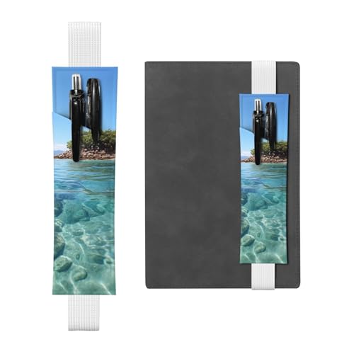 LHCVSFGW Elastischer Stifthalter für Notizbuch, Lesezeichen, PU-Leder, Stifthalter mit verstellbarem Band, Stifteetui für Fiji Island und klares Meer, Federmäppchen für Planer, Ordner, Bücher, weiß LHCVSFGW Elastischer Stifthalter für Notizbuch, Lesezeichen, PU-Leder, Stifthalter mit verstellbarem Band, Stifteetui für Fiji Island und klares Meer, Federmäppchen für Planer, Ordner, Bücher, weiß von LHCVSFGW