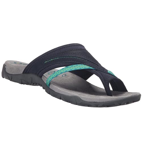 Orthopädische Sandalen Damen, 2024 Neu Orthopädische Sandalen-atmungsaktive Mesh und Leder Sandalen Sandalen Damen, Sommer waschbare Slingback Orthopädische Slide Sandalen Flip Flops Damen von LIANGTUOHAI