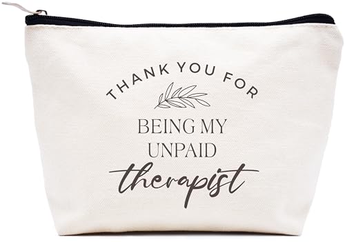 LIBIHUA Make-up-Tasche für Damen, Kosmetiktasche, Geschenke für sie, Reisetasche, Beige, 9.8 ″ W x 7″ H x 2.7″ Bottom, 807-Thank You for Being My Unpaid LIBIHUA Make-up-Tasche für Damen, Kosmetiktasche, Geschenke für sie, Reisetasche, Beige, 9.8 ″ W x 7″ H x 2.7″ Bottom, 807-Thank You for Being My Unpaid von LIBIHUA
