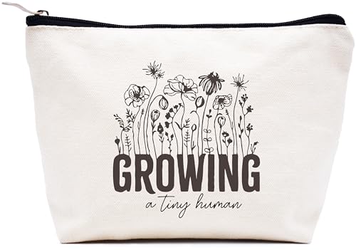 LIBIHUA Make-up-Tasche für Damen, Kosmetiktasche, Geschenke für sie, Reisetasche, Beige, 9.8 ″ W x 7″ H x 2.7″ Bottom, 716-growing a Tiny Human LIBIHUA Make-up-Tasche für Damen, Kosmetiktasche, Geschenke für sie, Reisetasche, Beige, 9.8 ″ W x 7″ H x 2.7″ Bottom, 716-growing a Tiny Human von LIBIHUA