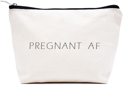 LIBIHUA Make-up-Tasche für Damen, Kosmetiktasche, Geschenke für sie, Reisetasche, Beige, 9.8 ″ W x 7″ H x 2.7″ Bottom, 718-schwangere Af LIBIHUA Make-up-Tasche für Damen, Kosmetiktasche, Geschenke für sie, Reisetasche, Beige, 9.8 ″ W x 7″ H x 2.7″ Bottom, 718-schwangere Af von LIBIHUA