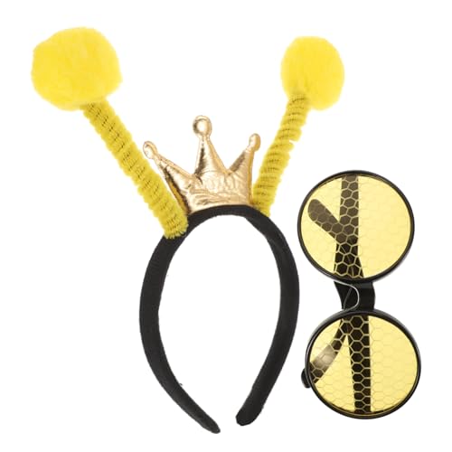 LIFKOME 1 Satz Biene Stirnband Brille Teelicht thematisiert Stirnbänder gelbe brille party brille karnevalsbrille zubehör Bienengläser Bienen-Design-Stirnband Stoff Yellow LIFKOME 1 Satz Biene Stirnband Brille Teelicht thematisiert Stirnbänder gelbe brille party brille karnevalsbrille zubehör Bienengläser Bienen-Design-Stirnband Stoff Yellow von LIFKOME