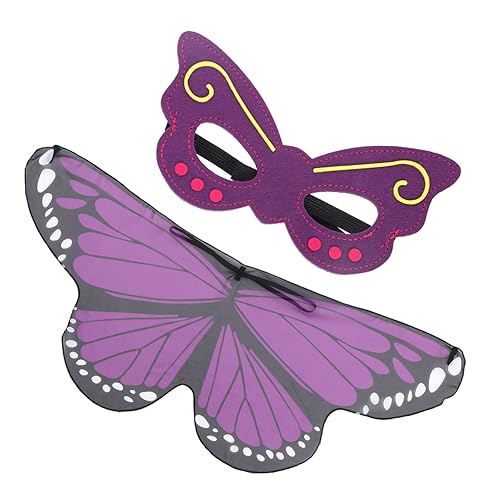 LIFKOME 1 Satz Schmetterlingsflügel-Umhang Kleidung für Frauen-Outfits Schals für Frauen elegant Kleider für Kinder Schmetterlingsflügelschal Feenflügel Kostüm für Mädchen Cosplay Chiffon von LIFKOME