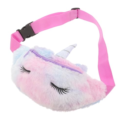 LIFKOME 1 Stück Einhorn Fanny Pack Mode Kinder Brusttasche Cartoon Kinder Tasche Schöne Gürteltasche Umhängetasche von LIFKOME