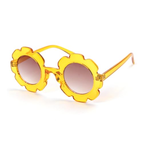 LIFKOME Kinder-sonnenbrille Aus Kunststoff Mit Sonnenblumenmuster Gelbe Kinderbrille Bezaubernd Sicher Und Robust Für Kinder LIFKOME Kinder-sonnenbrille Aus Kunststoff Mit Sonnenblumenmuster Gelbe Kinderbrille Bezaubernd Sicher Und Robust Für Kinder von LIFKOME