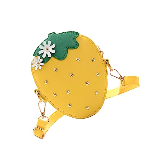 LIFKOME 1stück Erdbeer-Form Schultertasche Geldbörse Handtasche Für Mädchen Verstellbare Umhängetasche Aus Pu Modische Kleine Münztasche Für Karten Und Kleingeld LIFKOME 1stück Erdbeer-Form Schultertasche Geldbörse Handtasche Für Mädchen Verstellbare Umhängetasche Aus Pu Modische Kleine Münztasche Für Karten Und Kleingeld von LIFKOME