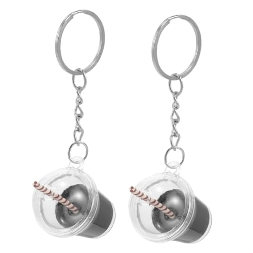 LIFKOME 2stücke Schlüsselanhänger Milchtee-Becher Praktischer Rucksack- Modisches Handtaschen-Accessoire Tragbarer Schlüsselring Für Bubble Tea-Fans LIFKOME 2stücke Schlüsselanhänger Milchtee-Becher Praktischer Rucksack- Modisches Handtaschen-Accessoire Tragbarer Schlüsselring Für Bubble Tea-Fans von LIFKOME