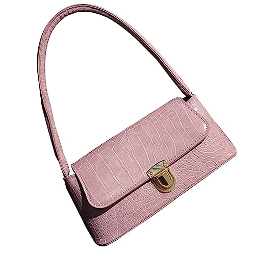 LIFKOME All Match Umhängetasche Einfache Umhängetasche One Shoulder Taschen Pu Handtasche Große Kapazität Umhängetasche Geburtstagsgeschenk Umhängetasche Handtasche Pu von LIFKOME