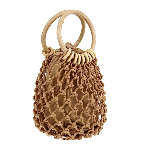 LIFKOME Tasche Clutch Clutch Damen Clutch Gewebt Kleine Tasche Modische Clutch Handtasche Strand Clutch Mini Clutch Für Damen Handtasche Mit von LIFKOME