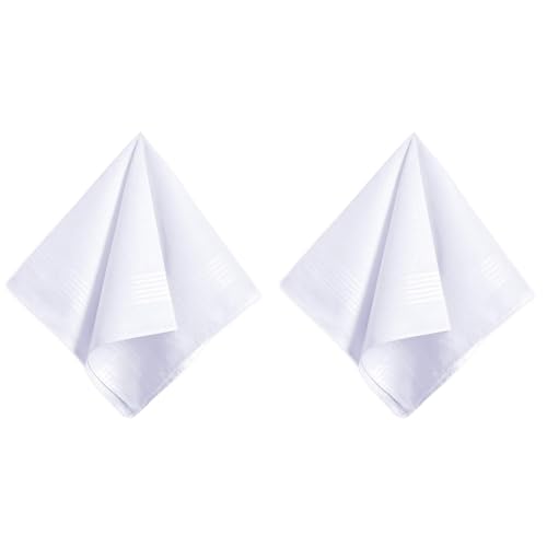 2 Stück Einstecktuch Weiss,Stofftaschentücher Herren Weiß Einstecktücher Handkerchief Herrentaschentücher Einfarbig,Frauen Baumwolle Stoff Taschentücher Anzug,Pocket Seidentuch,für Men's(40x40cm) 2 Stück Einstecktuch Weiss,Stofftaschentücher Herren Weiß Einstecktücher Handkerchief Herrentaschentücher Einfarbig,Frauen Baumwolle Stoff Taschentücher Anzug,Pocket Seidentuch,für Men's(40x40cm) von LILIKAI