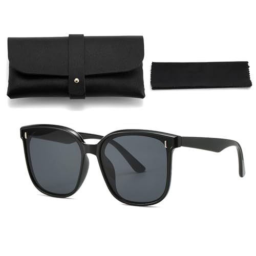 Sonnenbrille Herren,Polarisierte Damen Sunglasses Brille Schwarz Sonnenbrillen Men Angeln Brillen Männer Polarized Schwarze Polarisierende Sommer Glasses Sportbrille Dunkle,für Auto Autofahren Fahrrad von LILIKAI