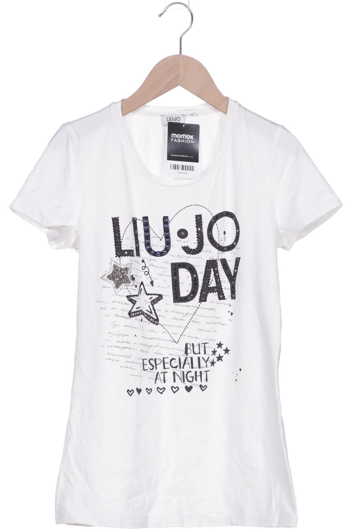 LIU JO Damen T-Shirt, weiß, Gr. 34 von LIU JO