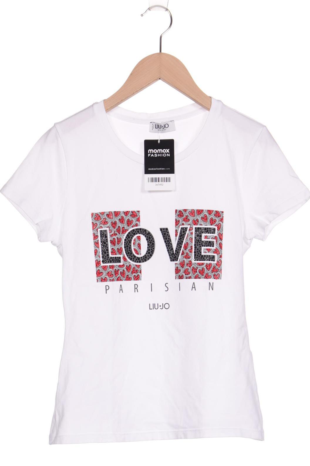 LIU JO Damen T-Shirt, weiß, Gr. 32 von LIU JO