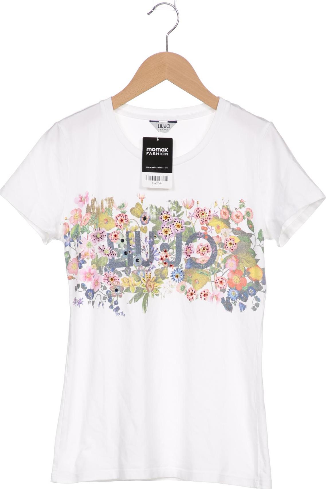 LIU JO Damen T-Shirt, weiß, Gr. 34 von LIU JO