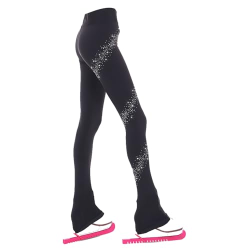 LIUHUO Lange Hose für Damen und Mädchen, zum Üben von Eiskunstlauf, hochwertige warme Strumpfhose, Strass, Kinderskating-Leggings, Navy, 12-14 Jahre LIUHUO Lange Hose für Damen und Mädchen, zum Üben von Eiskunstlauf, hochwertige warme Strumpfhose, Strass, Kinderskating-Leggings, Navy, 12-14 Jahre von LIUHUO