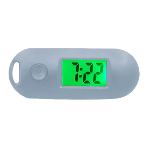 LIXSAZSE Schlüsselanhänger Taschenuhr, vielseitig und kompakt für einfaches Tragen, Digitale elektronische Taschenuhr, ABS Mini Digitaluhr, grau LIXSAZSE Schlüsselanhänger Taschenuhr, vielseitig und kompakt für einfaches Tragen, Digitale elektronische Taschenuhr, ABS Mini Digitaluhr, grau von LIXSAZSE