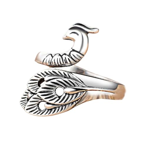 LIXSAZSE Trendy Pfau Fingerring Exquisite Verarbeitung und langlebig langlebig und stabil verstellbar Pfau Häkelwerkzeuge Garn, Nr.03 LIXSAZSE Trendy Pfau Fingerring Exquisite Verarbeitung und langlebig langlebig und stabil verstellbar Pfau Häkelwerkzeuge Garn, Nr.03 von LIXSAZSE