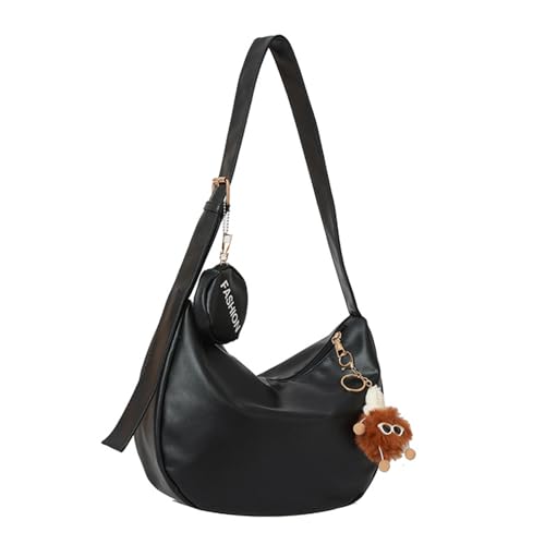 Dumpling Underarm Shoulder Bag Crossbody Bags Large Capacity Satchel for Fashion Individuals, Schwarz Dumpling Underarm Shoulder Bag Crossbody Bags Large Capacity Satchel for Fashion Individuals, Schwarz von LIbgiubhy