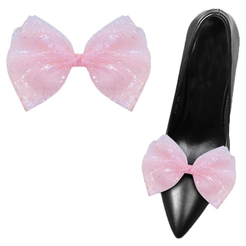 LJRPUPY Stilvolle Schuhschnallen-Clips für Schuhe, Schmuck, Dekorationen, High Heels, Clips für Damen und Mädchen, Satin von LJRPUPY