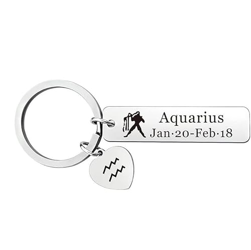 LLAVEROS aquarius aquarius, sternzeichen, horoskop, sternkonstellation, muttergeschenk, geburtstagsgeschenk, silber, One size LLAVEROS aquarius aquarius, sternzeichen, horoskop, sternkonstellation, muttergeschenk, geburtstagsgeschenk, silber, One size von LLAVEROS