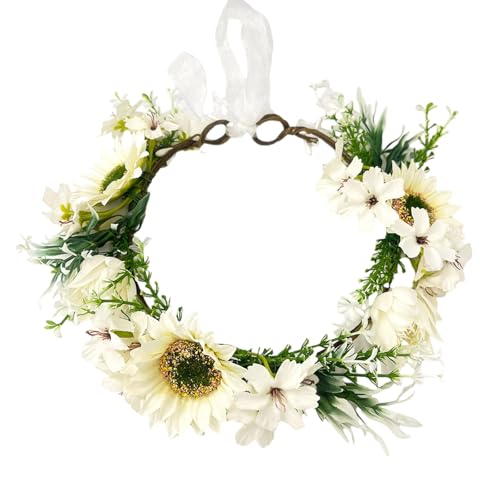 Handgefertigte Sonnenblumen Kopfbedeckung Frauen Hochzeiten Girlanden Farbenfrohe Stirnbänder Für Hochzeiten Und Festivals Handgefertigte Sonnenblumen Kopfbedeckung Frauen Hochzeiten Girlanden Farbenfrohe Stirnbänder Für Hochzeiten Und Festivals von LLINthy