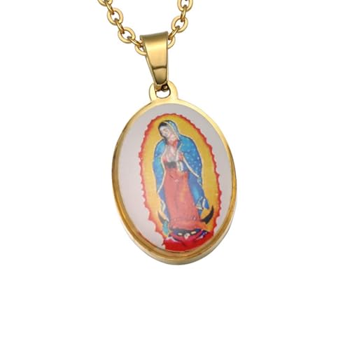 LLINthy Edelstahl Anhänger Halskette Frauen Christliche Glauben Halskette Komfortable Ketten Halskette Geeignet Für Verschiedene Anlässe Schmuck LLINthy Edelstahl Anhänger Halskette Frauen Christliche Glauben Halskette Komfortable Ketten Halskette Geeignet Für Verschiedene Anlässe Schmuck von LLINthy
