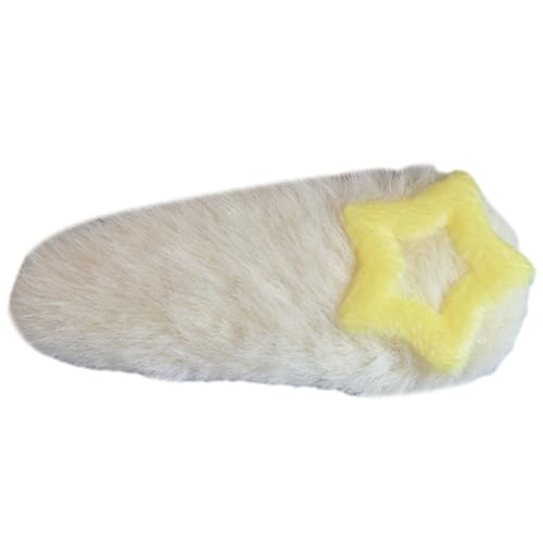 Süßhaarclip Sternform Schnapphaarnadel Plüschhaarclip Für Pferdeschwanzschläge Haarnadeln Für Teenager Kinder Fotografie Süßhaarclip Sternform Schnapphaarnadel Plüschhaarclip Für Pferdeschwanzschläge Haarnadeln Für Teenager Kinder Fotografie von LLINthy