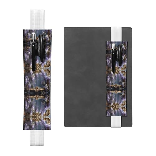 LLKGOT Leder-Stifthalter, Lesezeichen, Bilderrahmen, Viburnum-Druck, für Hardcover-Tagebücher, Tagebücher, Planer, verstellbarer Riemen LLKGOT Leder-Stifthalter, Lesezeichen, Bilderrahmen, Viburnum-Druck, für Hardcover-Tagebücher, Tagebücher, Planer, verstellbarer Riemen von LLKGOT