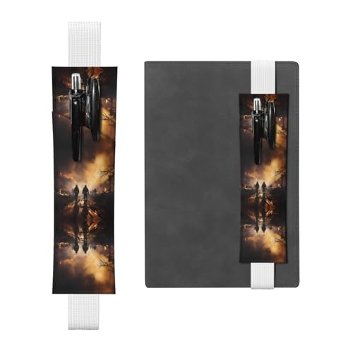LLKGOT Leder-Stifthalter, Lesezeichen, Feuerwehrleute, Brandbekämpfung, Druck für Hardcover-Tagebücher, Tagebücher, Planer, verstellbarer Riemen LLKGOT Leder-Stifthalter, Lesezeichen, Feuerwehrleute, Brandbekämpfung, Druck für Hardcover-Tagebücher, Tagebücher, Planer, verstellbarer Riemen von LLKGOT