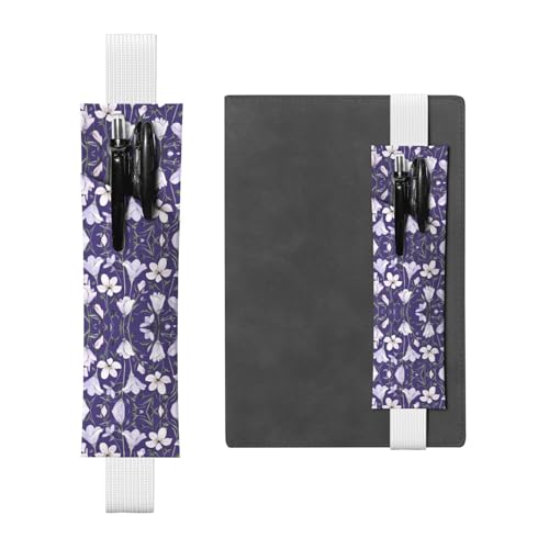 LLKGOT Leder-Stifthalter, Lesezeichen, Rhododendron-Illustrationsdruck, für Hardcover-Tagebücher, Tagebücher, Planer, verstellbarer Riemen LLKGOT Leder-Stifthalter, Lesezeichen, Rhododendron-Illustrationsdruck, für Hardcover-Tagebücher, Tagebücher, Planer, verstellbarer Riemen von LLKGOT