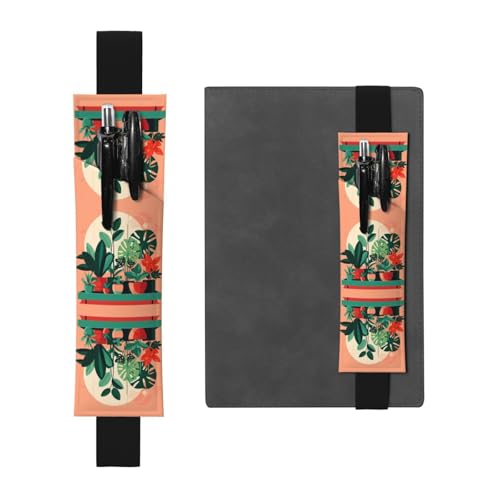 LLKGOT Leder-Stifthalter, Lesezeichen, für den Innenbereich, Topfpflanzen, Druck für Hardcover-Tagebücher, Tagebücher, Planer – verstellbare Bandtasche LLKGOT Leder-Stifthalter, Lesezeichen, für den Innenbereich, Topfpflanzen, Druck für Hardcover-Tagebücher, Tagebücher, Planer – verstellbare Bandtasche von LLKGOT