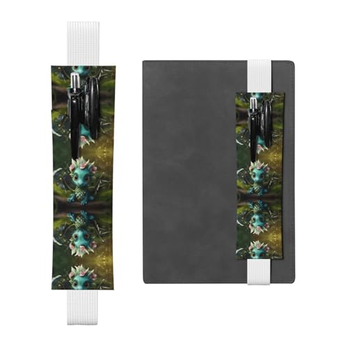 LLKGOT Leder-Stifthalter, Lesezeichen, magischer kleiner Mengong-Druck für Hardcover-Tagebücher, Tagebücher, Planer, verstellbarer Riemen LLKGOT Leder-Stifthalter, Lesezeichen, magischer kleiner Mengong-Druck für Hardcover-Tagebücher, Tagebücher, Planer, verstellbarer Riemen von LLKGOT